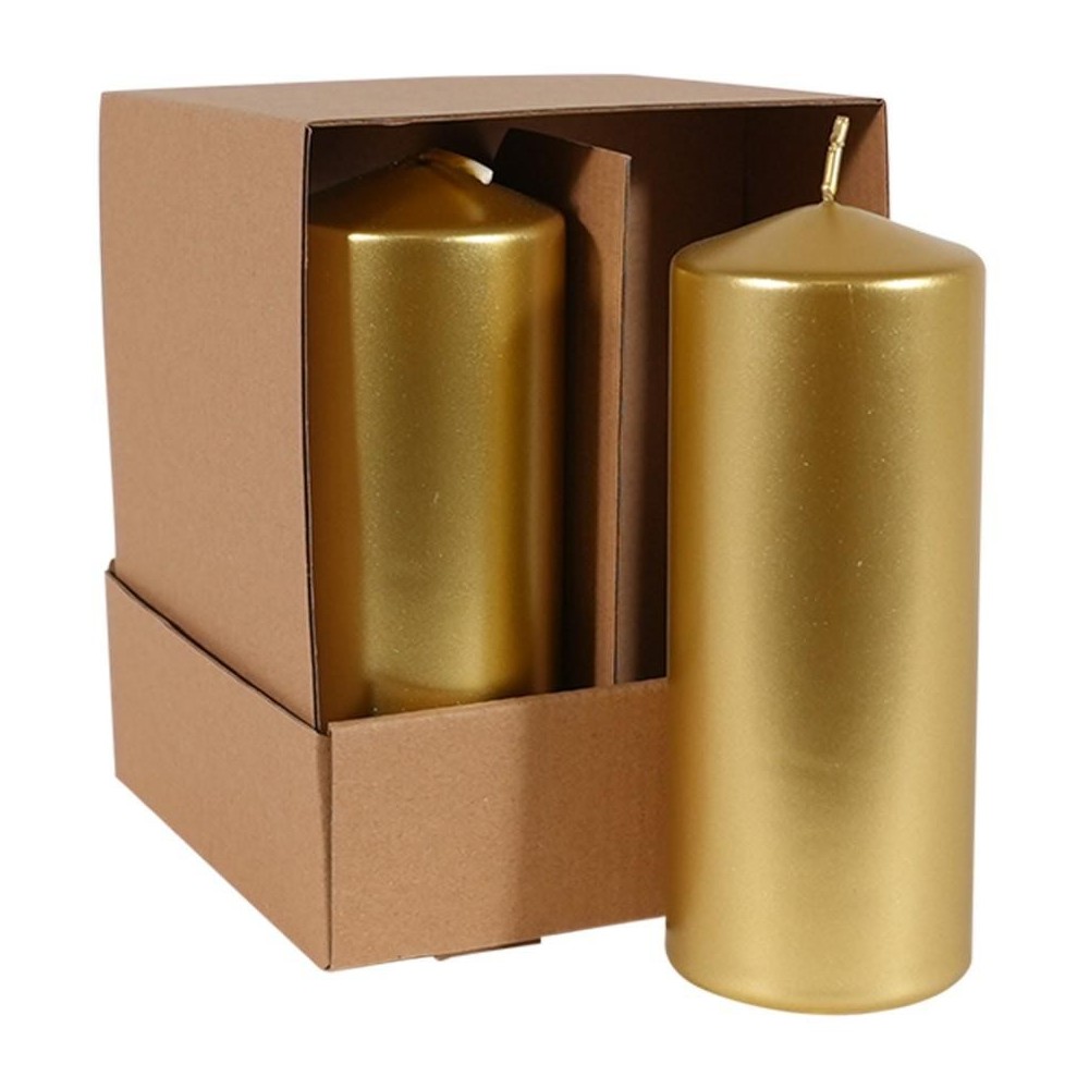 MOCCOLO METALLIZZATO H150XD60 MM. ORO